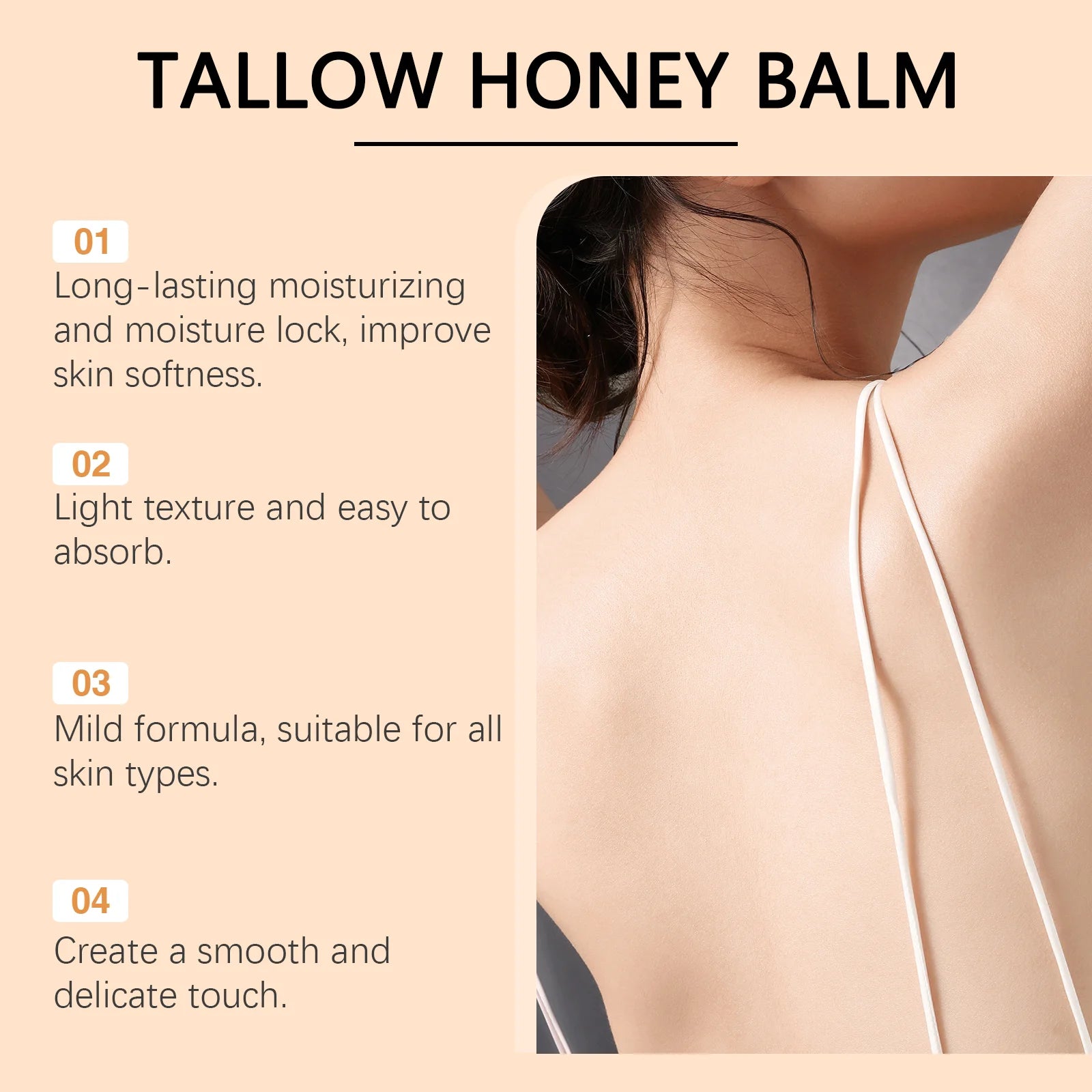 Tallow Honey Moisturizing Cream - My Store