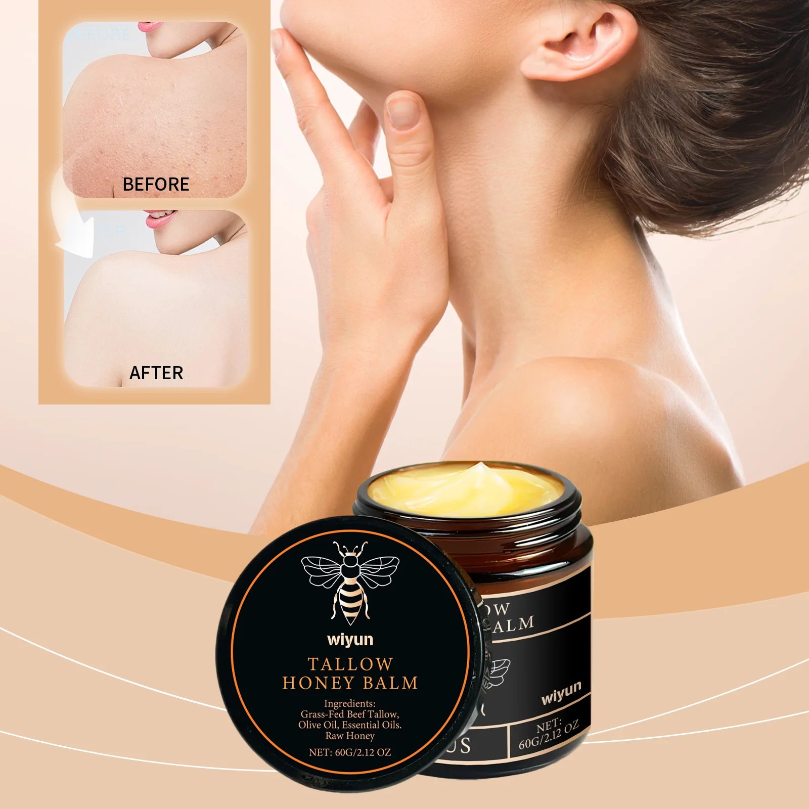 Tallow Honey Moisturizing Cream - My Store