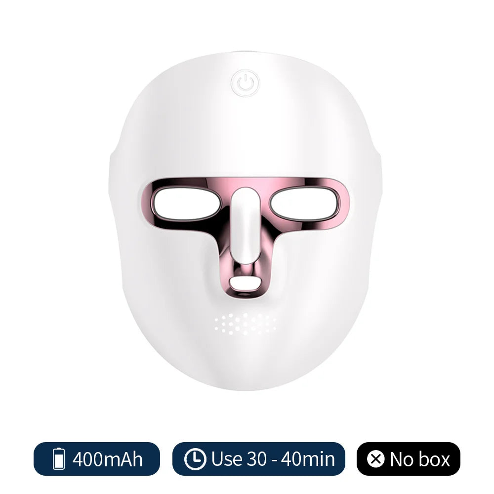 7 Color LED Light Therapy Face & Neck Mask