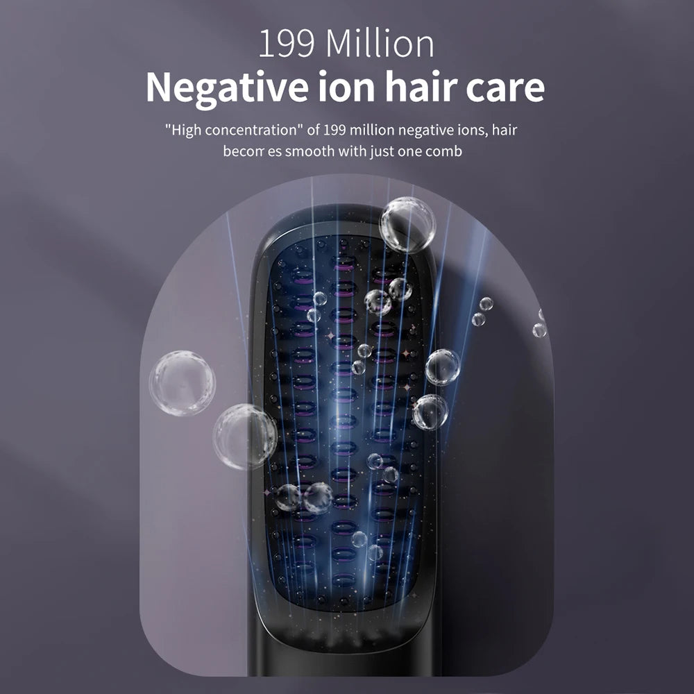 Cordless Hair Straightener Brush